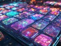 手机键盘的黑科技动态壁纸，未来科技的无限可能的探索